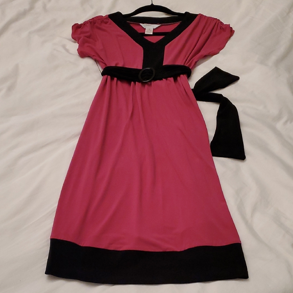NEW Super Cute! Marc By Marc Jacobs Pink and Black Kids Dress